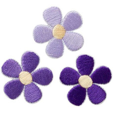 Nažehlovačka Fialové květy 2,6 x 2,6 cm Monoquick Nažehlovačka Fialové květy 2,6 x 2,6 cm Monoquick