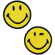 Nažehlovačka Smajlíci Smiley 3 cm Monoquick Nažehlovačka Smajlíci Smiley 3 cm Monoquick