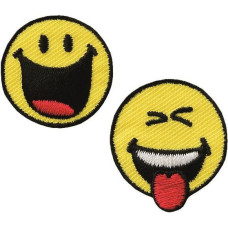 Nažehlovačka Smajlíci Smiley 2,5 cm Monoquick Nažehlovačka Smajlíci Smiley 2,5 cm Monoquick