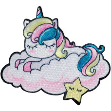 Nažehlovačka Jednorožec na obláčku 6,6 x 5,7 cm Monoquick Nažehlovačka Jednorožec na obláčku 6,6 x 5,7 cm Monoquick