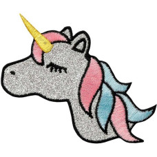 Nažehlovačka jednorožec s glitry 10 x 6 cm Monoquick Nažehlovačka jednorožec s glitry 10 x 6 cm Monoquick