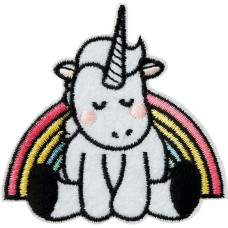 Nažehlovačka jednorožec a duha 5,5 x 5,5 cm Monoquick Nažehlovačka jednorožec a duha 5,5 x 5,5 cm Monoquick