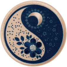 Nažehlovačka Měsíc a květina 6,1 x 6,1 cm Monoquick Nažehlovačka Měsíc a květina 6,1 x 6,1 cm Monoquick