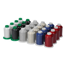 Sada 24 chemlonových nití pro overlocky Texar 200E 1500 m