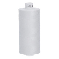 Polyesterová střižová nit Talia 120 1000 m - 0700 - bílá