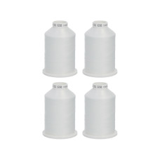 Ariadna Overlocková nit, 4 kusy - bílá