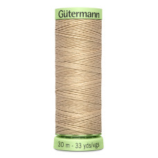 Knoflíková (režná) nit Gütermann 30 m - 186 - světle hnědá Knoflíková (režná) nit Gütermann 30 m - 186 - světle hnědá