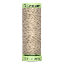 Knoflíková (režná) nit Gütermann 30 m - 722 - béžová