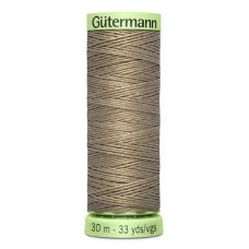Knoflíková (režná) nit Gütermann 30 m - 724 - hnědá