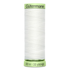 Knoflíková (režná) nit Gütermann 30 m - 800 - bílá