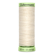 Knoflíková (režná) nit Gütermann 30 m - 802 - ecru