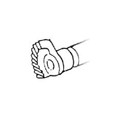 Ozubené kolo spodní hřídele 730038001 JANOME Ozubené kolo spodní hřídele 730038001 JANOME