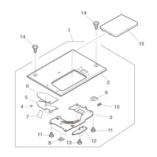 Stehová deska 864615006 JANOME Stehová deska 864615006 JANOME