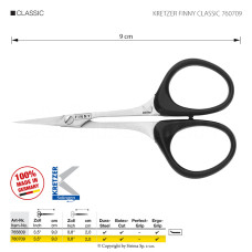 Nůžky vyšívací KRETZER FINNY CLASSIC 760709