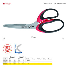 Nůžky na tapety, fólie KRETZER ECO HOBBY 979225