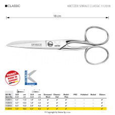 Univerzální nůžky KRETZER SPIRALE CLASSIC 112018
