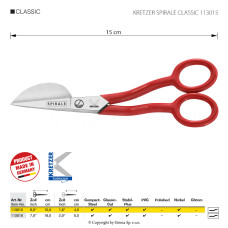 Nůžky vyšívací KRETZER SPIRALE CLASSIC 113015