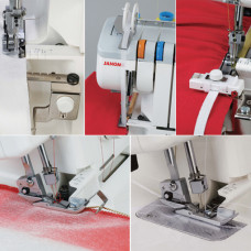 Sada 5 patek pro overlock Janome 204D, 990D, 744D Sada 5 patek pro overlock Janome 204D, 990D, 744D