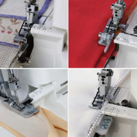 Sada 4 patek pro overlock Janome 204D, 990D, 744D Sada 4 patek pro overlock Janome 204D, 990D, 744D