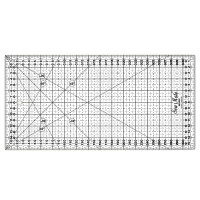 Rastrové pravítko pro patchwork 16x32cm, černé TEXI 4065 Rastrové pravítko pro patchwork 16x32cm, černé TEXI 4065