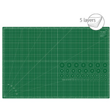 Řezací podložka TEXI GREEN 90 x 60 cm, 5vrstvá, zesílená Řezací podložka TEXI GREEN 90 x 60 cm, 5vrstvá, zesílená