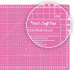 Řezací podložka TEXI PINK 45 x 30 cm, 5vrstvá, zesílená