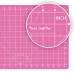 Řezací podložka TEXI PINK 45 x 30 cm, 5vrstvá, zesílená