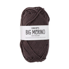 Příze Drops Big Merino Uni Colour, 50 g - mocca Příze Drops Big Merino Uni Colour, 50 g - mocca