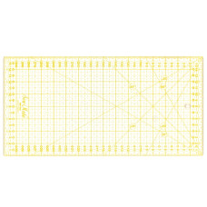 Rastrové pravítko pro patchwork 16x32cm, žluté TEXI 4067 Rastrové pravítko pro patchwork 16x32cm, žluté TEXI 4067