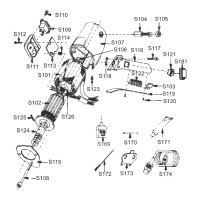 Stator ventilátoru pro řezačku RSD 100-4“, S115