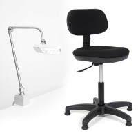 Sada židle a LED lampy pro šicí dílnu TEXI COMFY M Sada židle a LED lampy pro šicí dílnu TEXI COMFY M