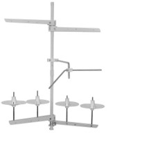 Stojan - držák na 4 nitě bílý