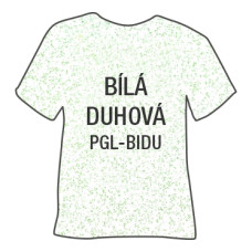Glitrová hrubá nažehlovací fólie POLI-TAPE Craft - bílá duhová Glitrová hrubá nažehlovací fólie POLI-TAPE Craft - bílá duhová