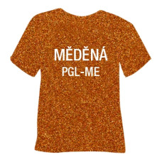 Glitrová hrubá nažehlovací fólie POLI-TAPE Craft - měděná Glitrová hrubá nažehlovací fólie POLI-TAPE Craft - měděná