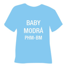 Matná hladká nažehlovací fólie POLI-TAPE Craft - baby modrá