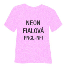 Neonová glitrová hrubá nažehlovací fólie POLI-TAPE Craft - fialová Neonová glitrová hrubá nažehlovací fólie POLI-TAPE Craft - fialová