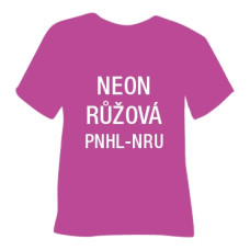 Neonová matná hladká nažehlovací fólie POLI-TAPE Craft - růžová