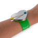 Magnetický jehelníček na ruku na špendlíky, jehly - zelená barva Magnetický jehelníček na ruku na špendlíky, jehly - zelená barva