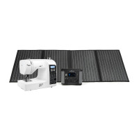 Domácí šicí stroj s fotovoltaikou ALPHA BLACK&WHITE SET Domácí šicí stroj s fotovoltaikou ALPHA BLACK&WHITE SET