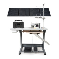 Průmyslový šicí stroj s fotovoltaikou ALPHA QUATTRO 24 N SET Průmyslový šicí stroj s fotovoltaikou ALPHA QUATTRO 24 N SET