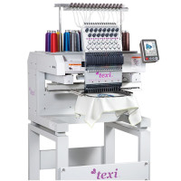 Průmyslový vyšívací stroj TEXI 1501 TS PREMIUM s čepicový rámečkem a stojanem Průmyslový vyšívací stroj TEXI 1501 TS PREMIUM s čepicový rámečkem a stojanem