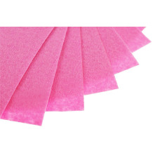 Filc na vyšívání, látková plsť, arch 20 x 30 cm, 1 ks - P010 růžová
