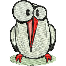 Výšivka ptáček 1 Výšivka ptáček 1