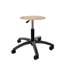 Průmyslová stolička - dřevěná, kolečka Eco2 Průmyslová stolička - dřevěná, kolečka Eco2