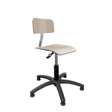 Průmyslová otočná židle - dřevěná, patky Eco3 Průmyslová otočná židle - dřevěná, patky Eco3