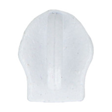 Jezdec bez aretace do spirálového zipu bez přívěsku 3 mm - bílá Jezdec bez aretace do spirálového zipu bez přívěsku 3 mm - bílá