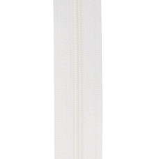 Nekonečný zip spirálový 3 mm - bílá Nekonečný zip spirálový 3 mm - bílá