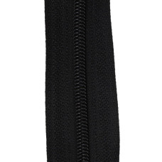 Nekonečný zip spirálový 3 mm - černá Nekonečný zip spirálový 3 mm - černá