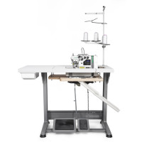 Průmyslový šicí stroj 4nitný overlock Zoje B9500-181-10 SET, zatahování řetízku