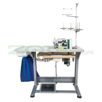 Průmyslový šicí stroj 4nitný overlock Zoje B9500-13-PD3-02 SET, automatický zdvih patky, odstřih